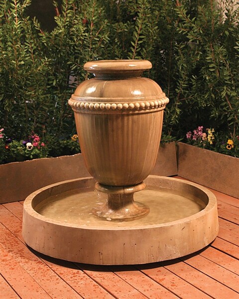 Venetian Fountain Has match Urn Vase Roman Contemporary Modern